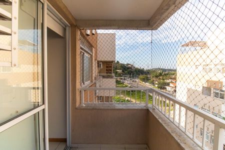 Varanda da Sala de apartamento à venda com 2 quartos, 60m² em Pendotiba, Niterói
