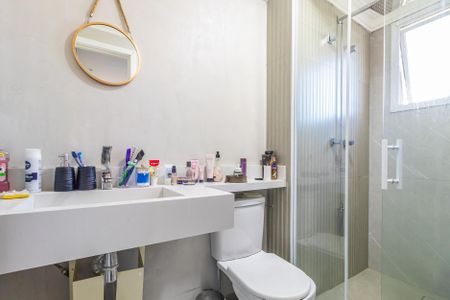 Banheiro da Suíte de apartamento à venda com 3 quartos, 109m² em Centro Comercial Jubran, Barueri