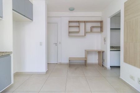 Sala - Cozinha de apartamento para alugar com 1 quarto, 35m² em Santo Amaro, São Paulo