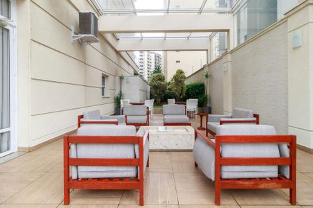 Área comum de apartamento para alugar com 1 quarto, 35m² em Santo Amaro, São Paulo
