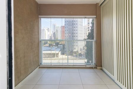 Sala - Varanda de apartamento para alugar com 1 quarto, 35m² em Santo Amaro, São Paulo