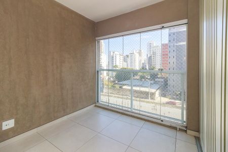 Sala - Varanda de apartamento para alugar com 1 quarto, 35m² em Santo Amaro, São Paulo