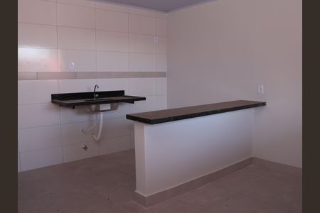 Sala -Cozinha de casa para alugar com 1 quarto, 40m² em Residencial Santa Luzia, Aparecida de Goiânia