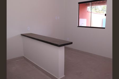 Sala -Cozinha de casa para alugar com 1 quarto, 40m² em Residencial Santa Luzia, Aparecida de Goiânia