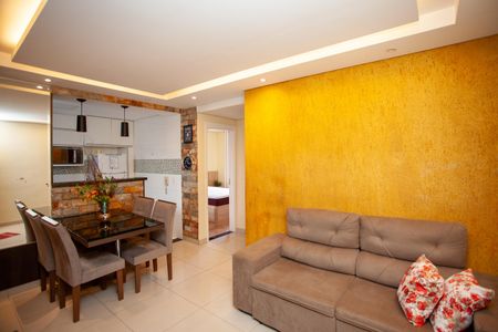 Sala de apartamento para alugar com 2 quartos, 55m² em Fonte Grande, Contagem