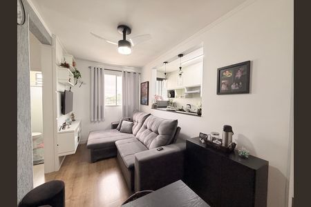 Sala de apartamento à venda com 2 quartos, 52m² em Gramadão, Jundiaí