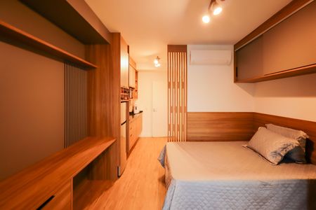 Studio para alugar com 32m², 1 quarto e 1 vagaQuarto