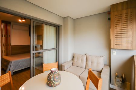 Studio para alugar com 32m², 1 quarto e 1 vagaVaranda