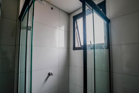 Banheiro de kitnet/studio para alugar com 1 quarto, 20m² em Vila Sao Pedro, Santo André