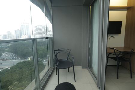 Varanda de apartamento à venda com 1 quarto, 22m² em Paraíso, São Paulo