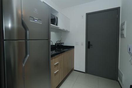 Cozinha de apartamento à venda com 1 quarto, 22m² em Paraíso, São Paulo