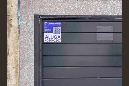 Placa Instalada na Fachada de casa de condomínio para alugar com 1 quarto, 20m² em Vila Sao Pedro, Santo André