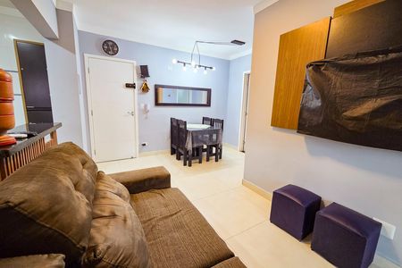 Sala de apartamento para alugar com 1 quarto, 53m² em Vila Balnearia, Praia Grande