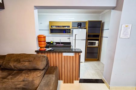Sala de apartamento para alugar com 1 quarto, 53m² em Vila Balnearia, Praia Grande