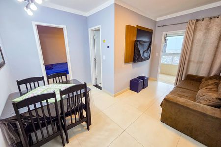 Sala de apartamento para alugar com 1 quarto, 53m² em Vila Balnearia, Praia Grande