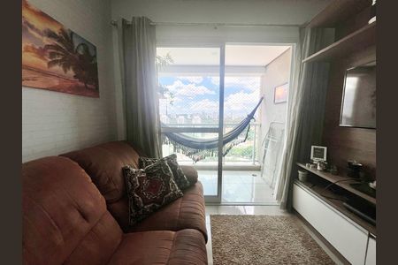 Sala de apartamento à venda com 1 quarto, 37m² em Santo Amaro, São Paulo