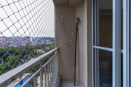 Varanda da Sala de apartamento para alugar com 2 quartos, 48m² em Chácara Granja Velha, Cotia