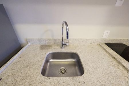 Cozinha de kitnet/studio para alugar com 1 quarto, 24m² em Vila Mariana, São Paulo