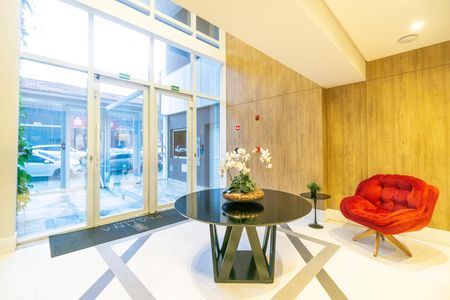 Apartamento para alugar com 36m², 1 quarto e 1 vagaHall social