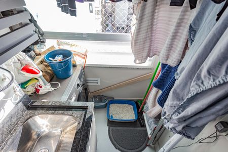 Área de Serviço de apartamento para alugar com 2 quartos, 49m² em Vila Gumercindo, São Paulo