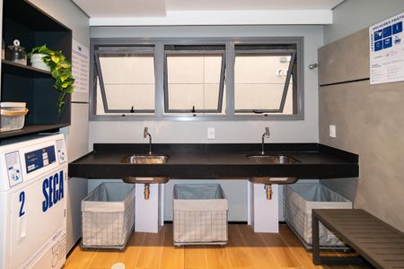 Studio para alugar com 22m², 1 quarto e sem vaga Studio para alugar com 22m², 1 quarto e sem vagaLavanderia