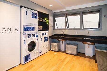 Studio para alugar com 22m², 1 quarto e sem vaga Studio para alugar com 22m², 1 quarto e sem vagaLavanderia
