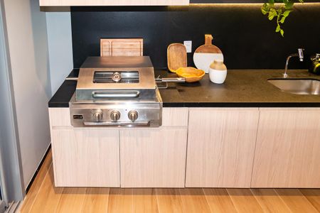 Studio para alugar com 22m², 1 quarto e sem vaga Studio para alugar com 22m², 1 quarto e sem vagaChurrasqueira / Co-living