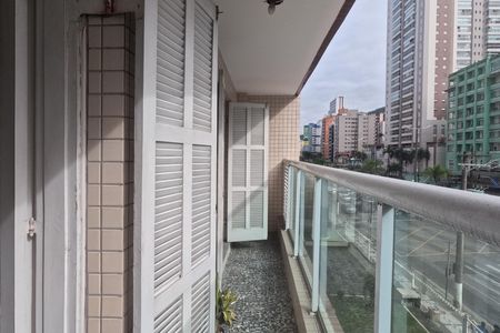 Varanda da Sala de apartamento para alugar com 2 quartos, 90m² em José Menino, Santos
