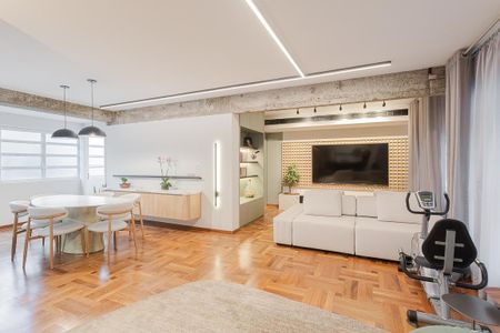 Apartamento para alugar com 135m², 2 quartos e 2 vagasSala