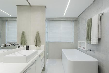 Apartamento para alugar com 135m², 2 quartos e 2 vagasBanheiro da Suíte