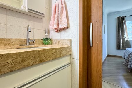 Banheiro Social de apartamento para alugar com 3 quartos, 74m² em Planalto, São Bernardo do Campo