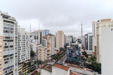 Vista de kitnet/studio para alugar com 1 quarto, 27m² em Consolação, São Paulo