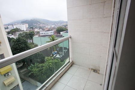 Varanda da Sala de apartamento à venda com 2 quartos, 120m² em Taquara, Rio de Janeiro