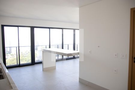 Cozinha e Área de Serviço de apartamento para alugar com 1 quarto, 70m² em Setor Marista, Goiânia