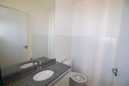 Banheiro da suite de apartamento à venda com 2 quartos, 48m² em Palmeiras, Belo Horizonte