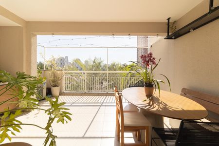 Varanda da Sala de apartamento à venda com 2 quartos, 92m² em Vila Gumercindo, São Paulo