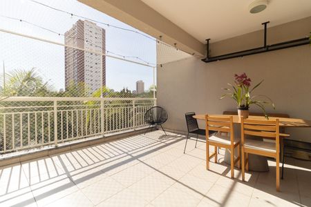 Varanda da Sala de apartamento à venda com 2 quartos, 92m² em Vila Gumercindo, São Paulo