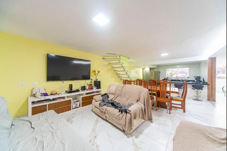 Sala de casa para alugar com 5 quartos, 370m² em Campestre, Santo André