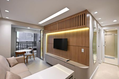 Sala de apartamento para alugar com 1 quarto, 40m² em Cidade Jardim, São Paulo