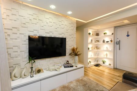 sala  de apartamento à venda com 3 quartos, 96m² em Jardim Wanda, Taboão da Serra