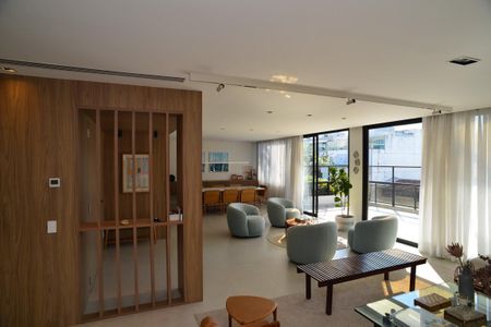 Sala de apartamento à venda com 6 quartos, 470m² em Barra da Tijuca, Rio de Janeiro