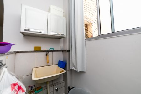 Área de serviço de apartamento para alugar com 2 quartos, 78m² em Graça, Belo Horizonte