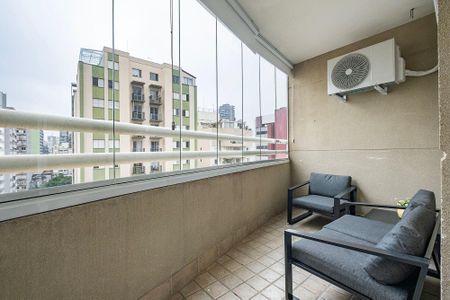 Studio - Varanda de kitnet/studio para alugar com 1 quarto, 45m² em Pinheiros, São Paulo