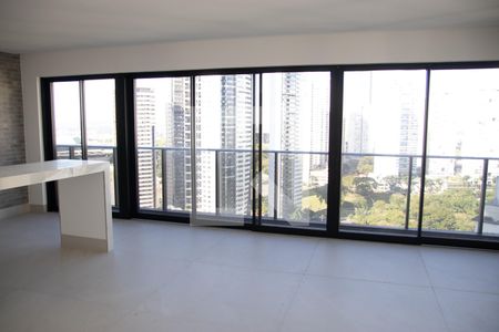 Sala - Cozinha de apartamento para alugar com 2 quartos, 65m² em Setor Marista, Goiânia