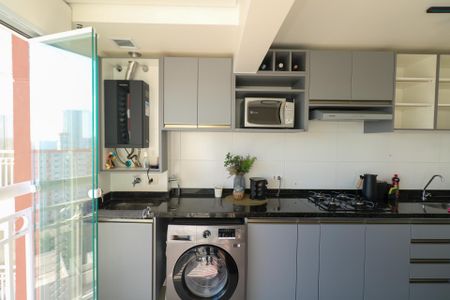 Sala/Cozinha/Área de Serviço de apartamento para alugar com 2 quartos, 50m² em Centro, Diadema