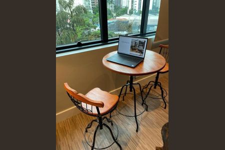 Sala de Jantar de kitnet/studio para alugar com 1 quarto, 35m² em Indianópolis, São Paulo