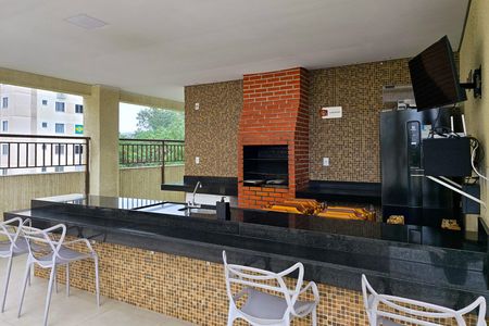 Apartamento para alugar com 50m², 2 quartos e 2 vagasÁrea comum - Churrasqueira