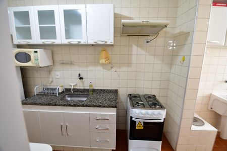 Cozinha de apartamento para alugar com 1 quarto, 46m² em Botafogo, Campinas