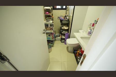 Banheiro da Suíte de apartamento à venda com 2 quartos, 87m² em Jardim Bela Vista, Santo André