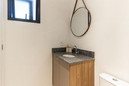 Banheiro de kitnet/studio à venda com 1 quarto, 25m² em Campos Elíseos, São Paulo